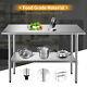 24 X 48 Commercial Work Table Stainless Steel Food Prep Kitchen Restaurant