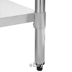 24 x 48 Stainless Steel Work Prep Table Commercial Kitchen Restaurant New