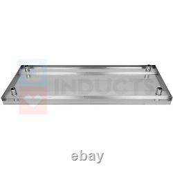 24 x 60'' Stainless Steel NSF Commercial Prep Work Food Table with Backsplash