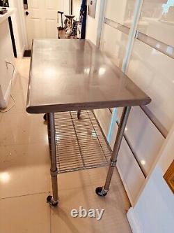 24x48 Stainless Steel Commercial Work Table, 39 tall
