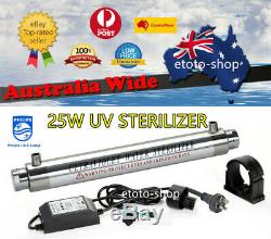 25W UV Stainless Steel Ultraviolet Sterilizer Whole House Water Filter System