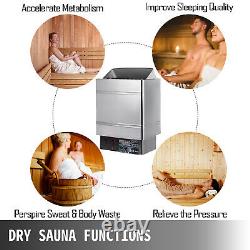 2/3/6/9KW Wet&Dry Sauna Heater Stove Internal / External Control Home Commercial