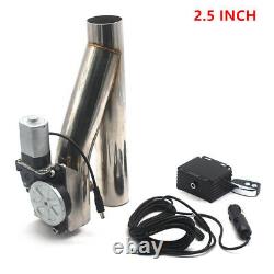 2.5 Electric Exhaust Downpipe Cutout E-Cut Out Dual-Valve Wireless Remote Parts