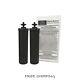 2 Berkey Black Replacement Filters Big Travel Royal Imperial Crown Light Go New
