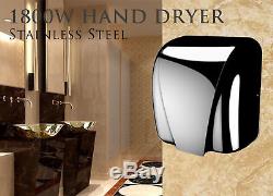 2 Pack High Speed Commercial Heavy Duty Stainless Steel Automatic Hand Dryer
