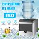2in1 Water Dispenser 40lbs Built-in Commercial Machine Ice Maker Countertop