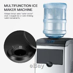 2in1 Water Dispenser 40LBS Built-In Commercial Machine Ice Maker Countertop