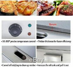 3000W 22 Commercial Electric Countertop Griddle Flat Top Grill Hot Plate BBQ US