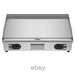 3000W 30 Commercial Electric Countertop Griddle Flat Top Grill Hot Plate BBQ