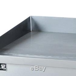 3000W Commercial Electric Griddle Grill BBQ Plate Countertop Stainless Steel