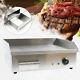 3000w Electric Commercial Countertop Griddle Grill Bbq Flat Top Restaurant
