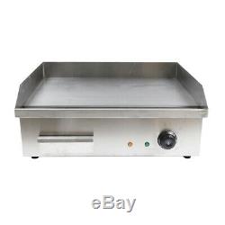 3000W Electric Griddle Cooktop Flat Thermomate Commercial Restaurant Grill BBQ