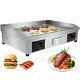 30 4400w Electric Commercial Countertop Griddle Flat Hot Plate Top Grill Bbq