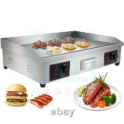 30 4400W Electric Commercial Countertop Griddle Flat Hot Plate Top Grill BBQ