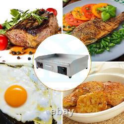 30 4400W Electric Commercial Countertop Griddle Flat Hot Plate Top Grill BBQ
