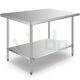 30 X 48 Nsf Stainless Steel Prep Work Table Food Kitchen Commercial Durable