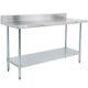 30 X 48 Stainless Steel Work Prep Shelf Table Commercial 4 Backsplash Nsf