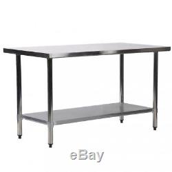 30x60 Stainless Steel Kitchen Work Table Commercial Kitchen Restaurant table