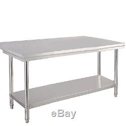 30x 48 Stainless Steel Commercial Kitchen Work Food Prep Table 48x30x 31.5