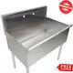 36 X 21 X 14 Freestanding Utility Stainless Steel 16-gauge Commercial Sink Bowl
