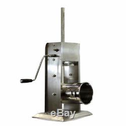 3L 8LB Vertical Sausage Stuffer Stainless Steel Dual Speed Commercial