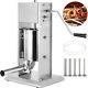3l Manual Sausage Stuffer Maker Meat Filler Machine Stainless Steel Commercial