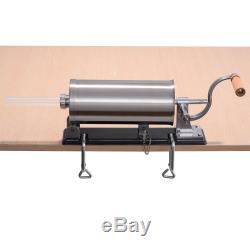 3.6L Sausage Stuffer Maker Meat Filler Machine Stainless Steel Commercial