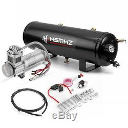 3 Gallon Air Tank 200 PSI Compressor Onboard System For Train Truck Boat Horn US