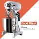 3 Speed Commercial Dough Food Mixer 600w 4/5p 15qt Stainless Steel Pizza Bakery