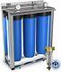 3-stage Big Blue 20 Whole House Filtration System+stand+gac+carbon+sediment