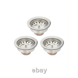 (3) Three Compartment Commercial Stainless Steel Sink 54 x 19.8 S