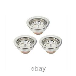 (3) Three Compartment Commercial Stainless Steel Sink 68.5 x 25.8 G