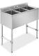 (3) Three Compartment Commercial Stainless Steel Sink Gridmann