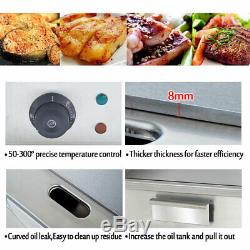 430 Stainless Steel Electric Thermomate Griddle Grill BBQ Plate Commercial Tool