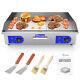 4400w 29 Stainless Steel Commercial Electric Griddle Countertop Cooking Grill