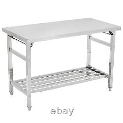 48 24 in Stainless Steel Table Commercial Mixer Grill Heavy Equipment Stand