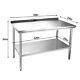 48x24 Stainless Steel Kitchen Work Prep Table Bench Commercial Restaurant