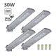 4 Pack 30w Max3000lm Commercial Solar Street Light Outdoor Ip65 With Remote