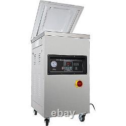 500W Vacuum Chamber Sealer Commercial 15.7'' Food Packing Sealing Machine 400 mm