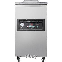 500W Vacuum Chamber Sealer Commercial 15.7'' Food Packing Sealing Machine 400 mm