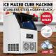 50kg Automatic Commercial Ice Maker Cube Machine Stainless Steel Bar 110lbs