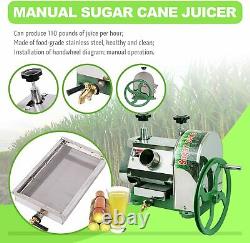 50kg/h Manual Sugar Cane Press Juicer Juice Machine Commercial Extractor Mill