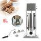 5l Commercial Stainless Steel Churro Maker Machine Donuts Maker Machine 4 Nozzle