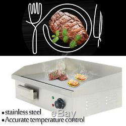 60Hz Stainless Steel Electric Thermomate Griddle Grill BBQ Plate Commercial Tool