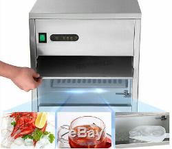 60 LBS/Day Countertop Bullet Ice Maker Commercial Auto Machine Electric Portable