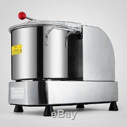 6L Food Mixer Stainless Steel Commercial Cutter 2000R/Min Grinder for Meat 110V