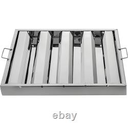 6 PACK Commercial Kitchen Stainless Steel Exhaust Hood Vent Grease Filter Baffle