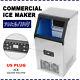 70kg 110v Commercial Ice Cube Maker Stainless Steel Machine Freezer Frozen Drink