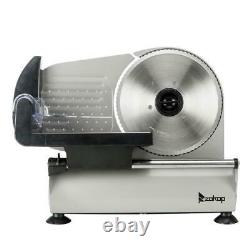 7.5 Stainless Steel Restaurant Home Electric Food/Meat Slicer Commercial Cheese