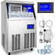 88lbs Commercial Ice Maker Ice Cube Machine 40kg Microcomputer Water Filter Sus